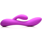 10X Flexible Silicone Rabbit Vibrator - Purple - Royal Sins