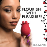 10X Fondle Massaging Rose Silicone Clit Stimulators - Royal Sins