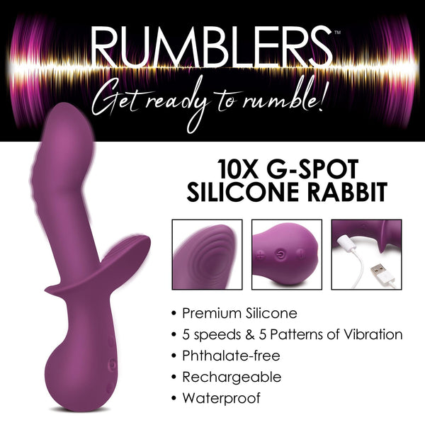 10X G - Spot Silicone Vibrator - Royal Sins