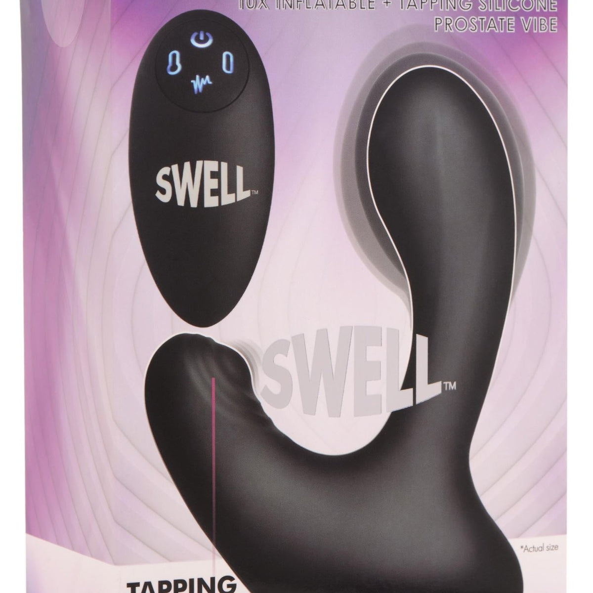 10X Inflatable and Tapping Silicone Prostate Vibrator - Royal Sins