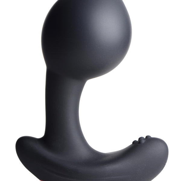 10X Inflatable and Vibrating Silicone Prostate Plug - Royal Sins