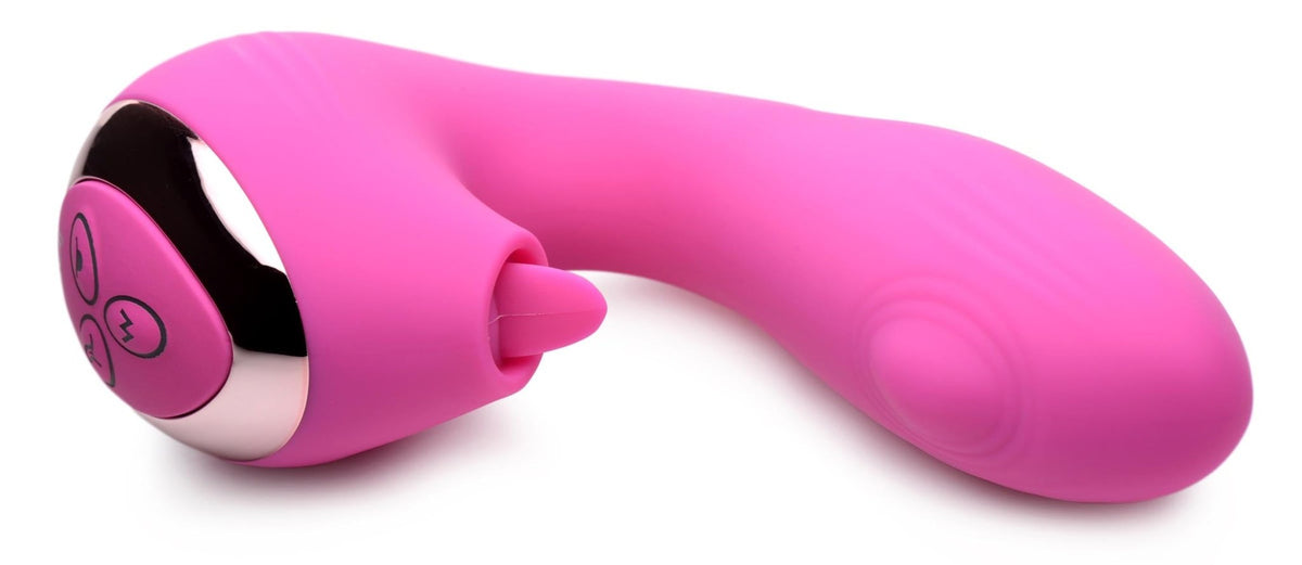 10X Licking G - Throb Rechargeable Silicone Vibrator - Royal Sins