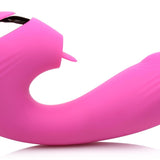 10X Licking G - Throb Rechargeable Silicone Vibrator - Royal Sins