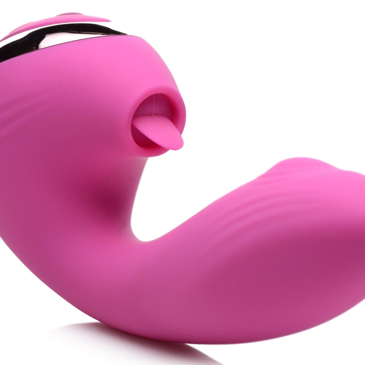 10X Licking G - Throb Rechargeable Silicone Vibrator - Royal Sins