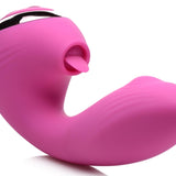 10X Licking G - Throb Rechargeable Silicone Vibrator - Royal Sins