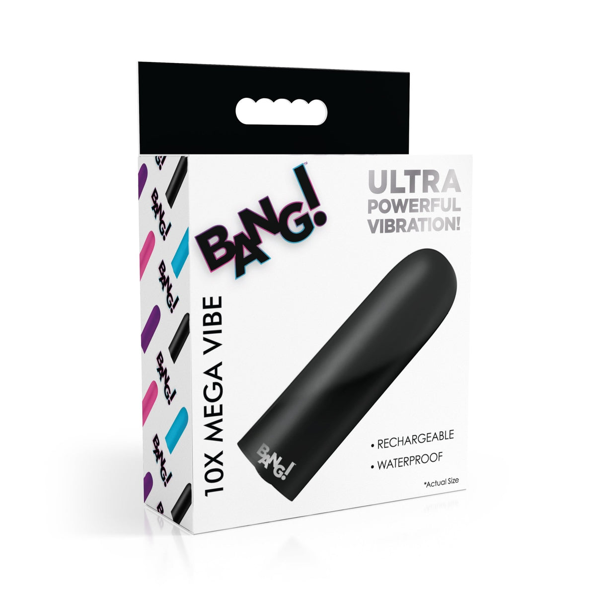 10X Mega Vibrator - Black - Royal Sins