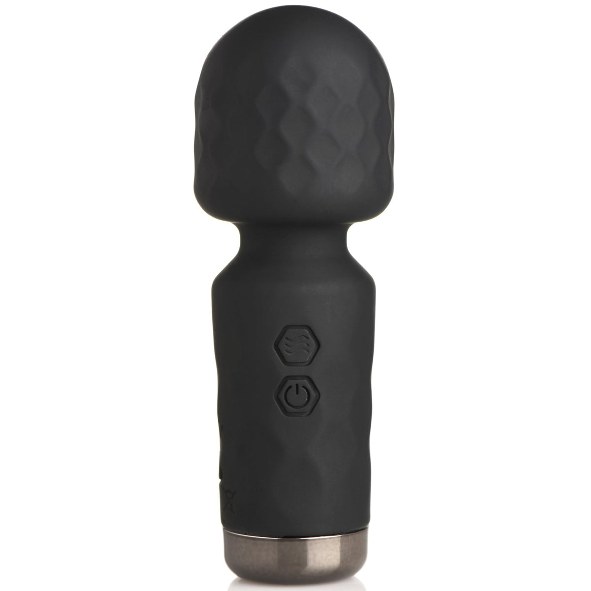 10X Mini Silicone Wand - Black - Royal Sins