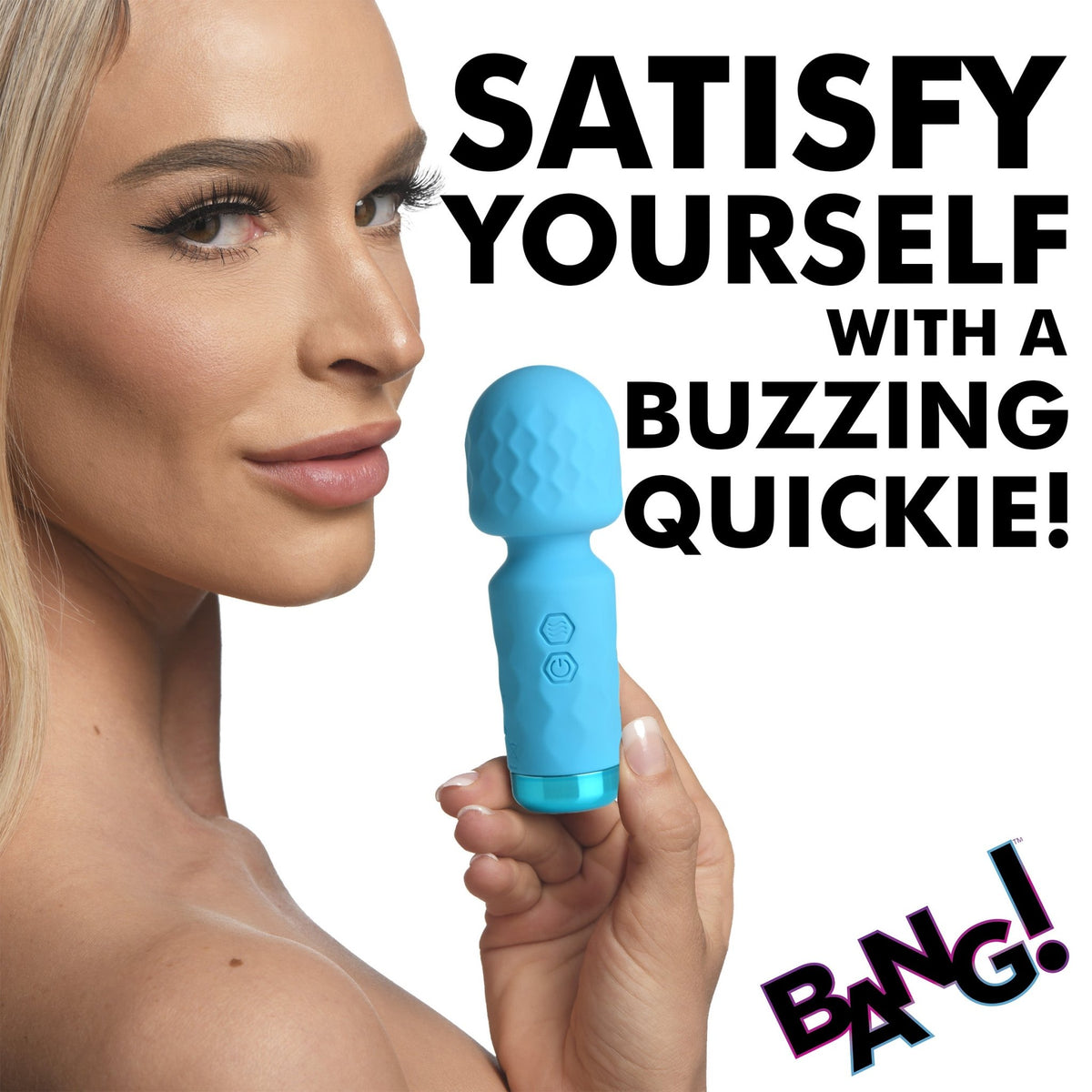 10X Mini Silicone Wand - Blue - Royal Sins