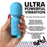 10X Mini Silicone Wand - Blue - Royal Sins