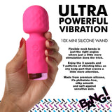 10X Mini Silicone Wand - Pink - Royal Sins