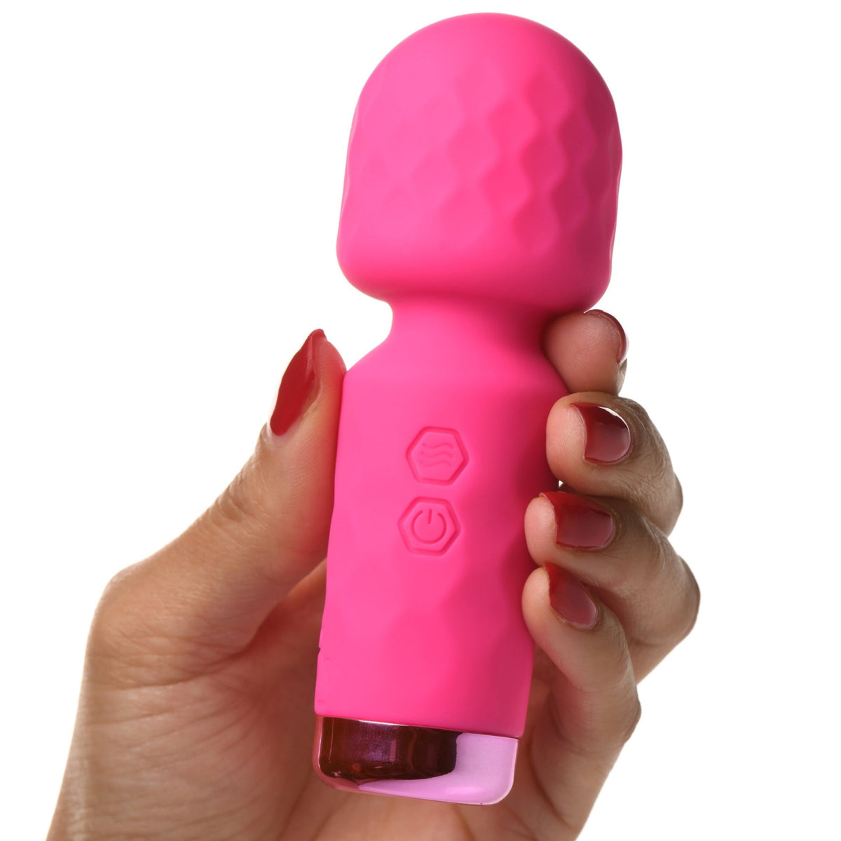 10X Mini Silicone Wand - Pink - Royal Sins