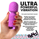 10X Mini Silicone Wand - Purple - Royal Sins