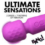 10X Mini Silicone Wand - Purple - Royal Sins