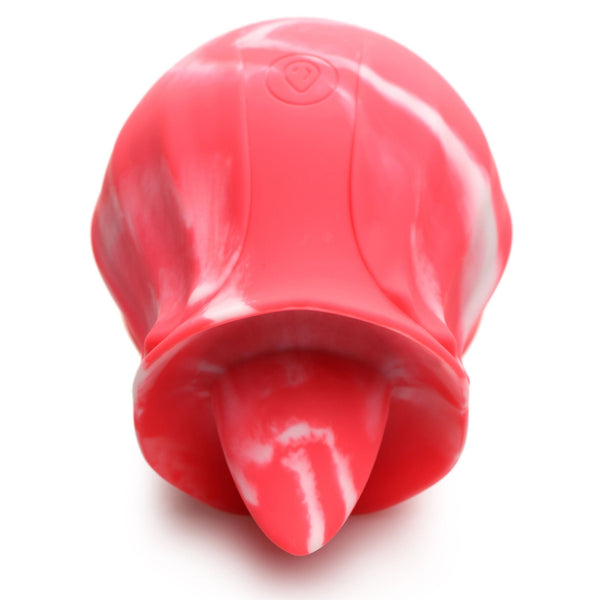 10X Pink Twirl Silicone Licking Rose - Royal Sins