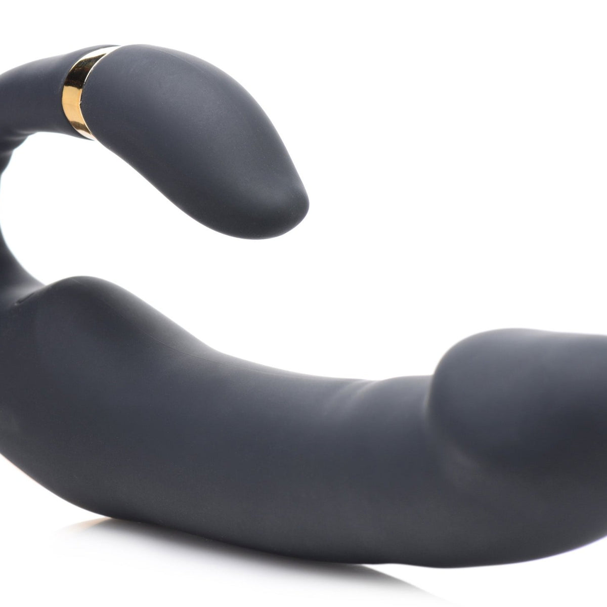 10X Pleasure Pose Come Hither Silicone Vibrator with Poseable Clit Stimulator - Royal Sins