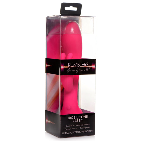 10X Rabbit Silicone Vibrator - Royal Sins