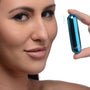 10X Rechargeable Vibrating Metallic Bullet - Blue - Royal Sins