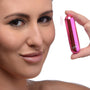 10X Rechargeable Vibrating Metallic Bullet - Pink - Royal Sins