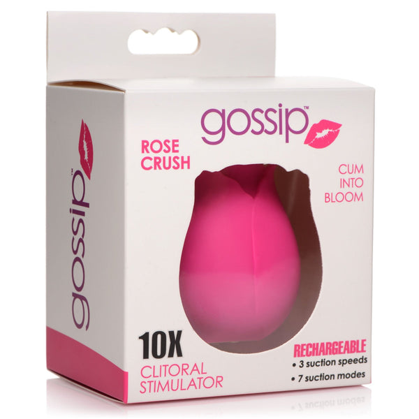 10X Rose Crush Silicone Clitoral Stimulator - Royal Sins