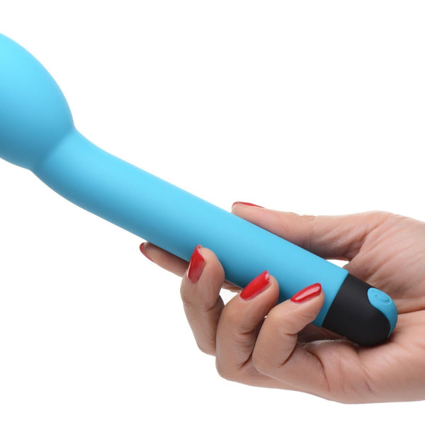 10X Silicone G - Spot Vibrator - Blue - Royal Sins