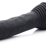 10X Silicone Vibrating and Thrusting Dildo - Royal Sins