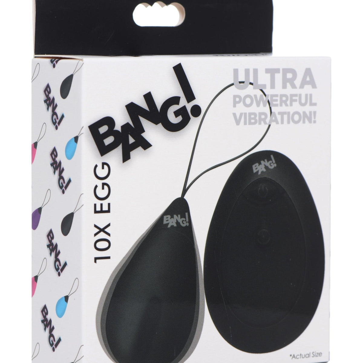 10X Silicone Vibrating Egg - Black - Royal Sins