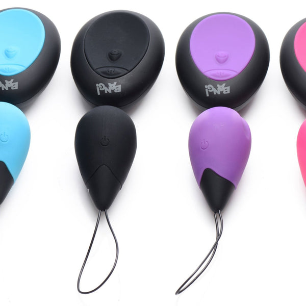 10X Silicone Vibrating Egg - Black - Royal Sins