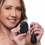 10X Silicone Vibrating Egg - Black - Royal Sins