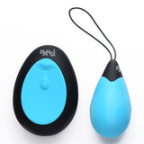 10X Silicone Vibrating Egg - Blue - Royal Sins