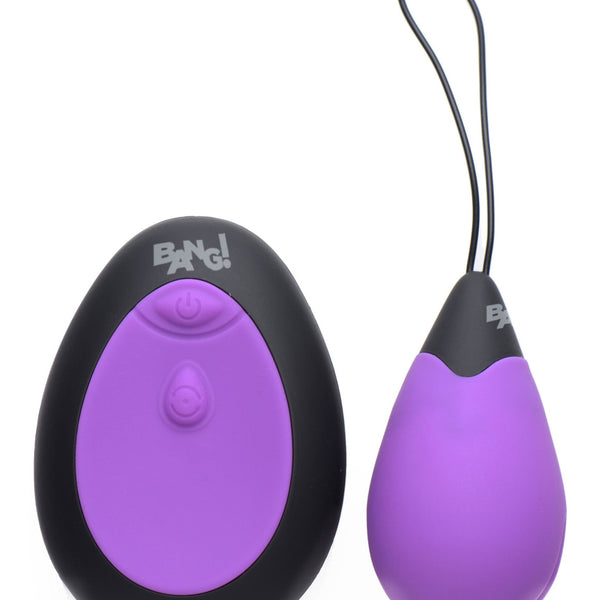 10X Silicone Vibrating Egg - Purple - Royal Sins