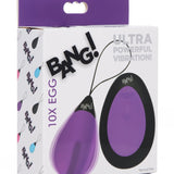 10X Silicone Vibrating Egg - Purple - Royal Sins