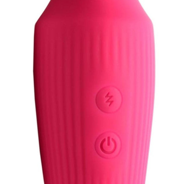 10X Silicone Wand Massager - Magenta - Royal Sins