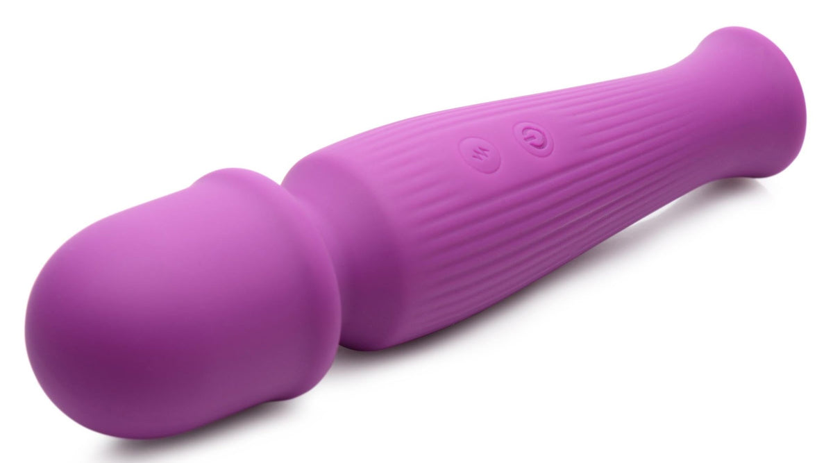 10X Silicone Wand Massager - Violet - Royal Sins