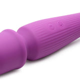 10X Silicone Wand Massager - Violet - Royal Sins