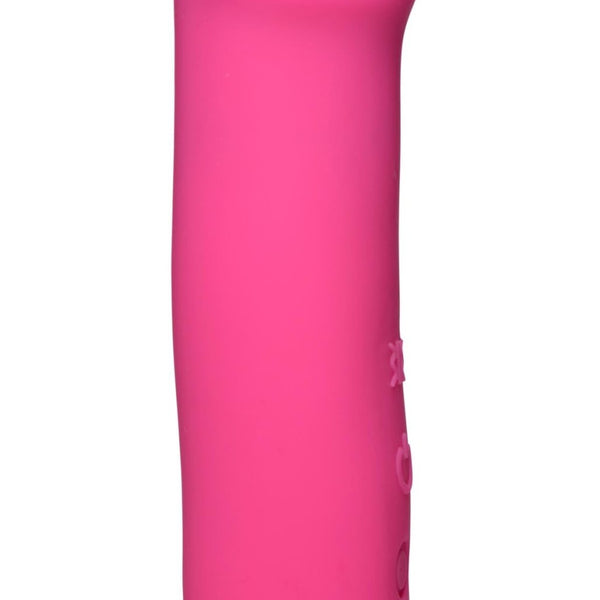 10X Squeezable Vibrating Dildo - Pink - Royal Sins