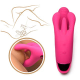 10X Triple Rabbit Silicone Vibrator - Pink - Royal Sins