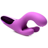 10X Triple Rabbit Silicone Vibrator - Purple - Royal Sins