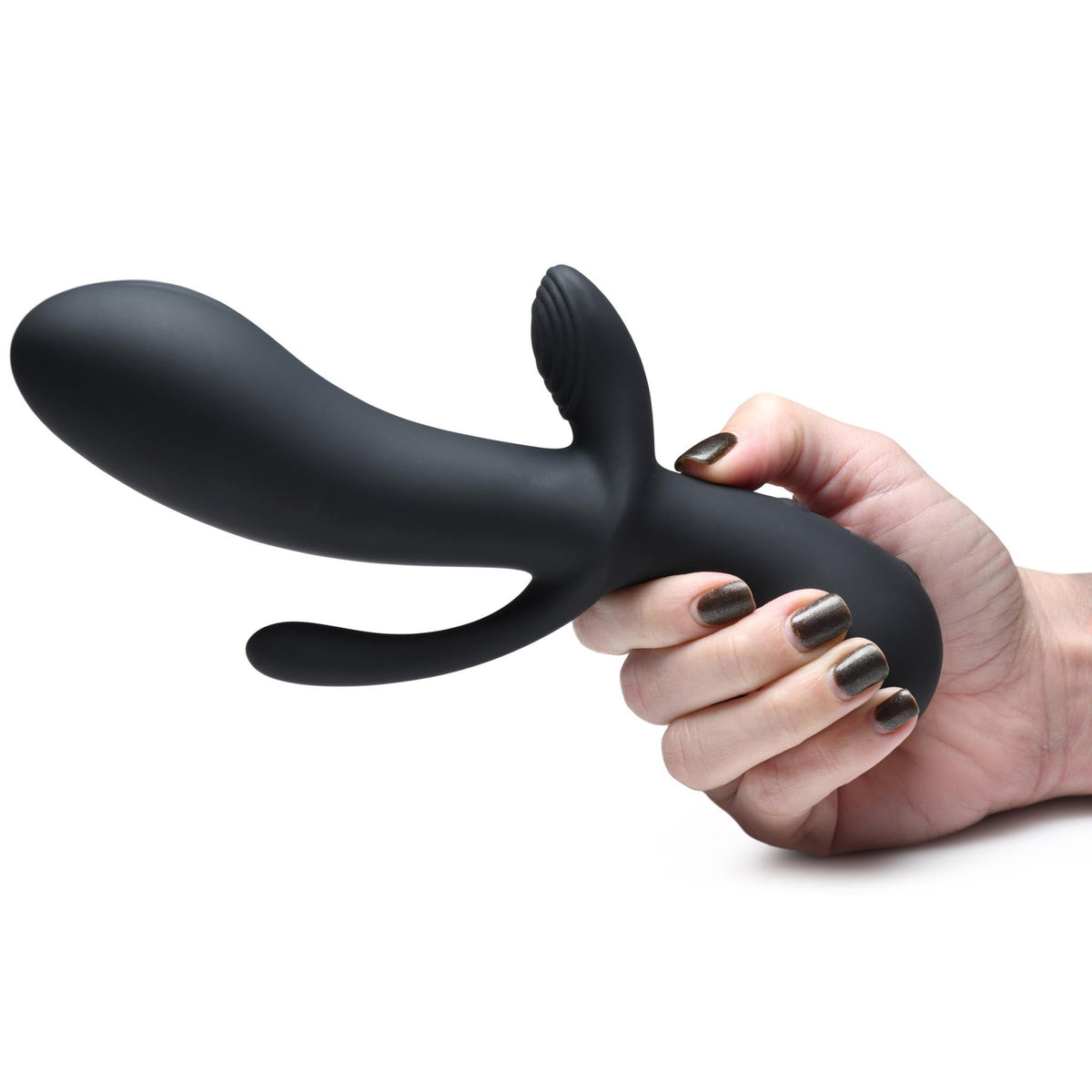 10X Triple Stim Silicone Vibrator - Royal Sins