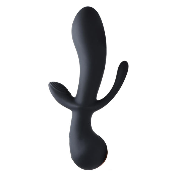 10X Triple Stim Silicone Vibrator - Royal Sins