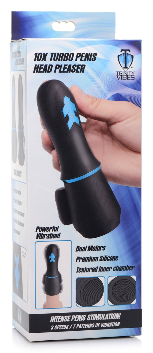 10X Turbo Silicone Penis Head Pleaser - Royal Sins