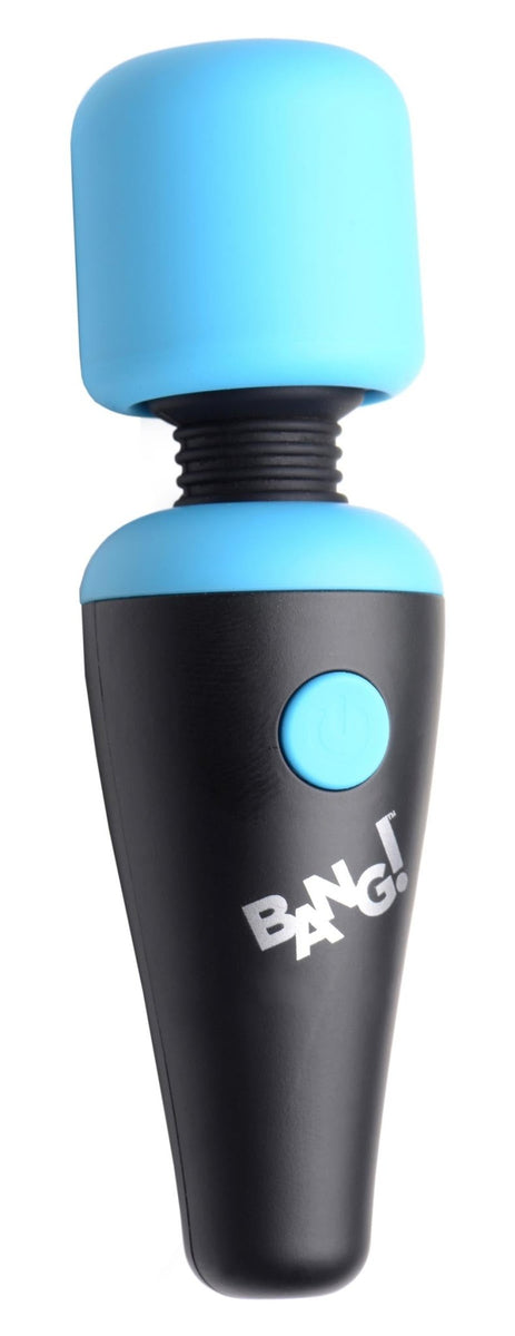 10X Ultra Powerful Silicone Mini Wand - Blue - Royal Sins