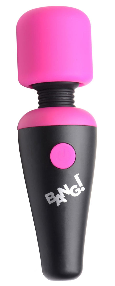 10X Ultra Powerful Silicone Mini Wand - Pink - Royal Sins