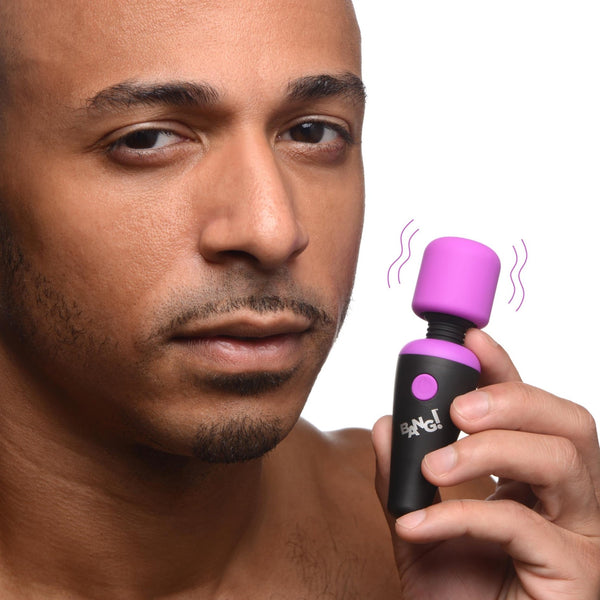 10X Ultra Powerful Silicone Mini Wand - Purple - Royal Sins