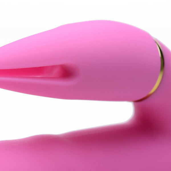 10X Versa - Thrust Vibrating and Thrusting Silicone Rabbit with 3 Attachments - Royal Sins