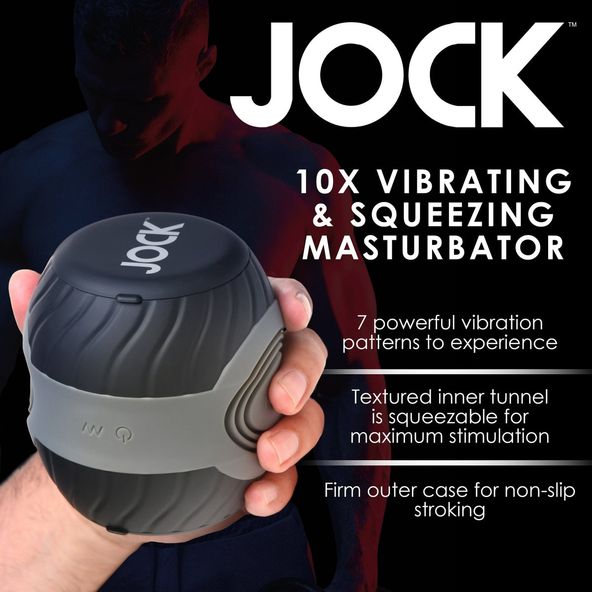 10X Vibrating & Squeezing Masturbator - Royal Sins