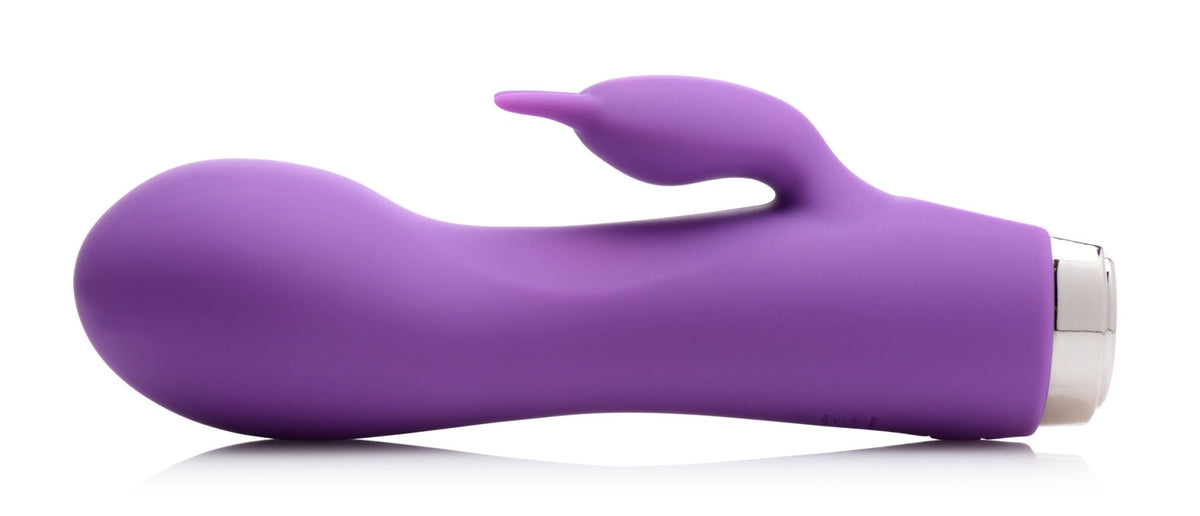 10X Wonder Mini Rabbit Silicone Vibrator - Purple - Royal Sins