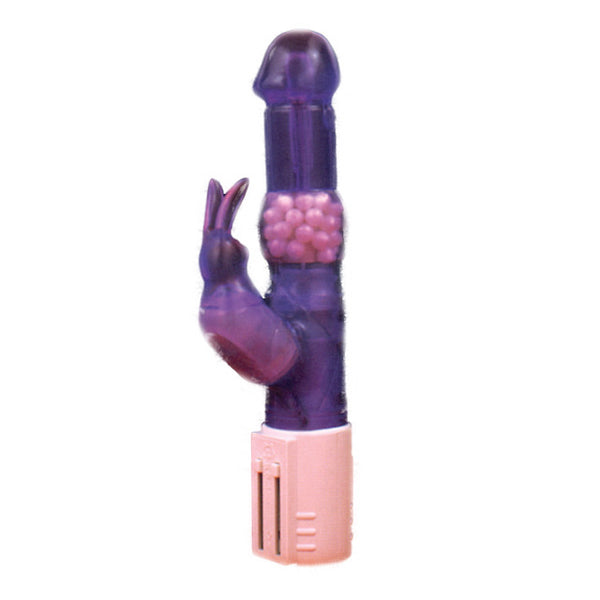 Rabbit Habit Vibrator With Clitoral Stimulator (3 AA Batteries Required)