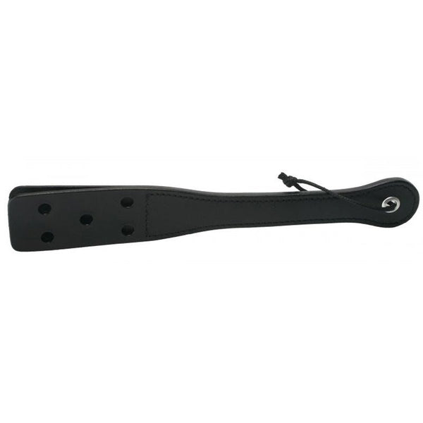12 Inch Leather Slapper with Holes - Royal Sins