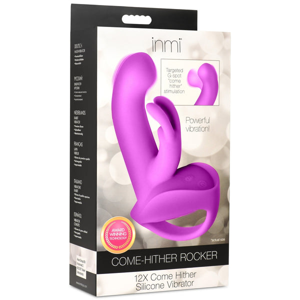 12X Come - Hither Rocker Silicone Vibrator - Royal Sins