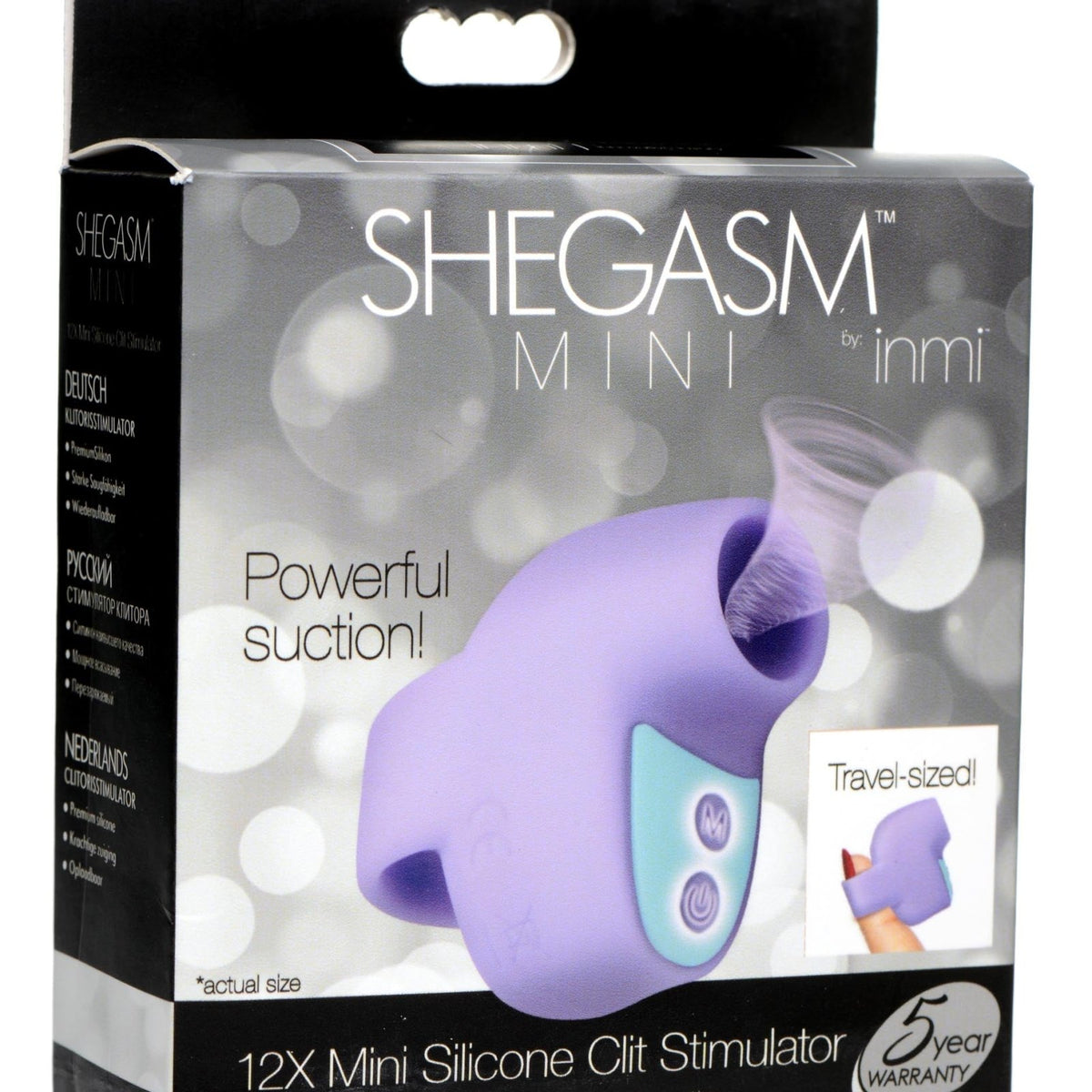 12X Mini Silicone Clit Stimulator - Purple - Royal Sins